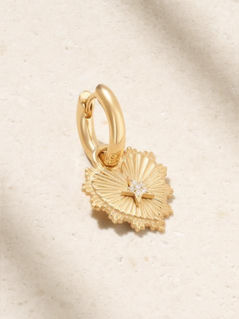 18-karat Gold Diamond Single Earring