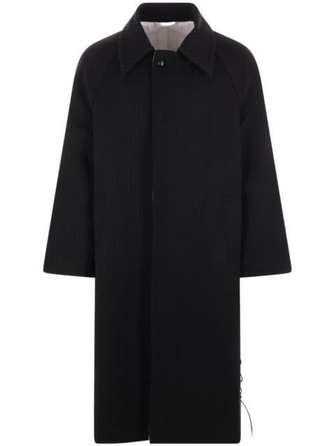 wool single-breasted coat