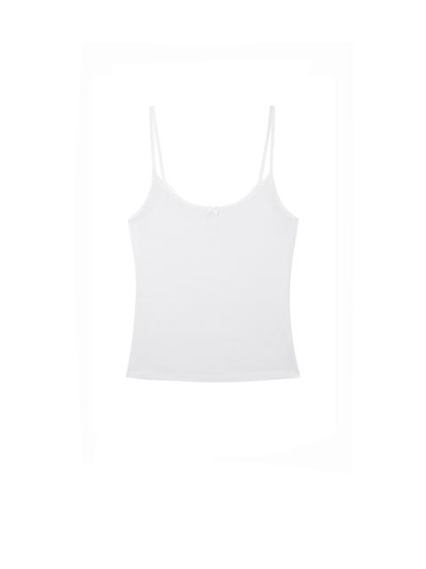 The Tank: Cotton Jersey White