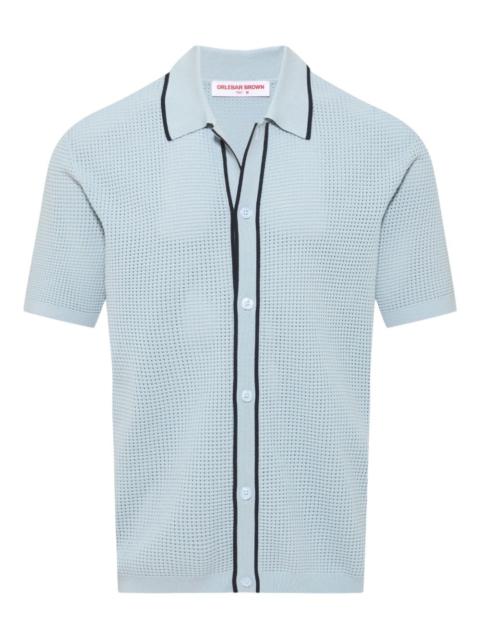 Roddy button-up perforated shirt