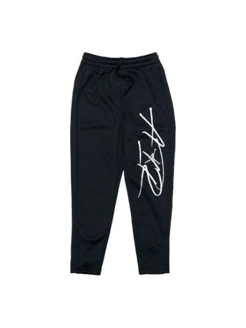 Air Jordan Casual Printing Basketball Sports Long Pants Black CK6803-010