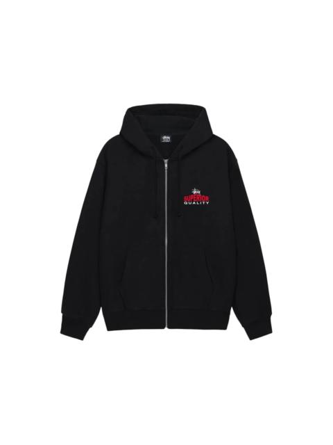 Stussy Superior Quality Zip Hoodie (SS25) Black