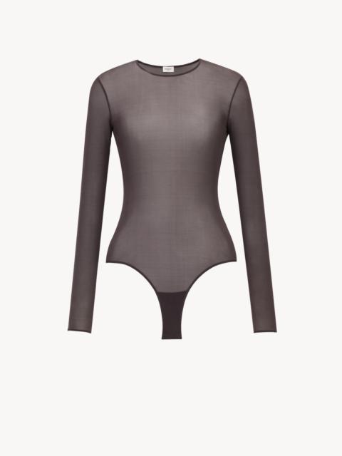 CREWNECK BODYSUIT IN JERSEY