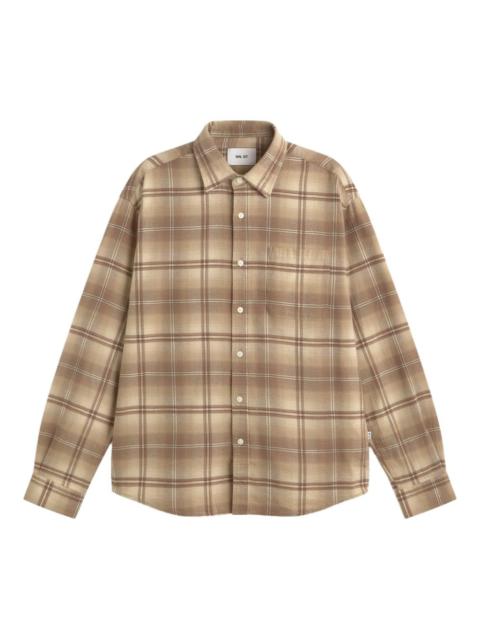check-pattern long-sleeve shirt