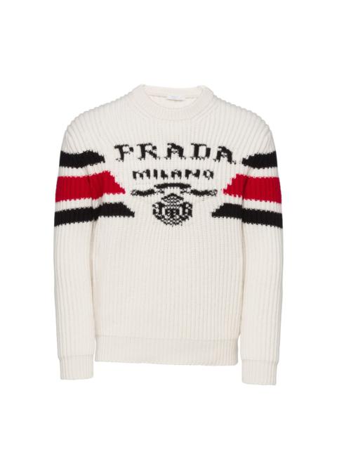 Jacquard cashmere sweater