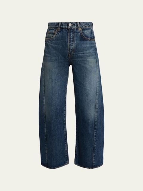 Harlem Mid-Rise Wide Barrel Jeans