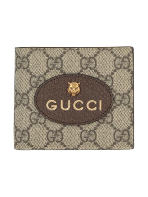 Gucci Neo Vintage Bi-Fold Wallet Ebony/New Maple Crop