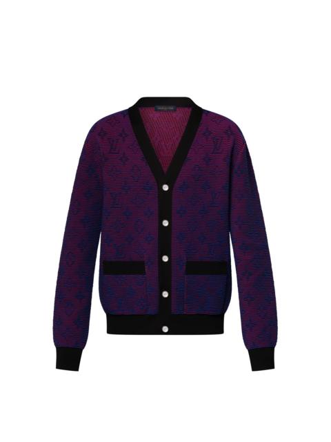 Optical Monogram Jacquard Cardigan