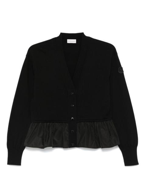 peplum-hem cardigan