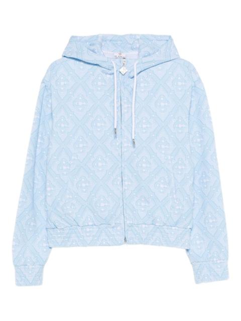 patterned hoodie