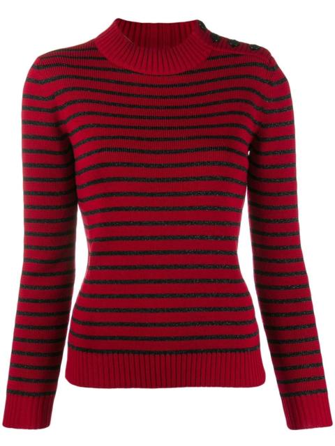 striped knitted jumper