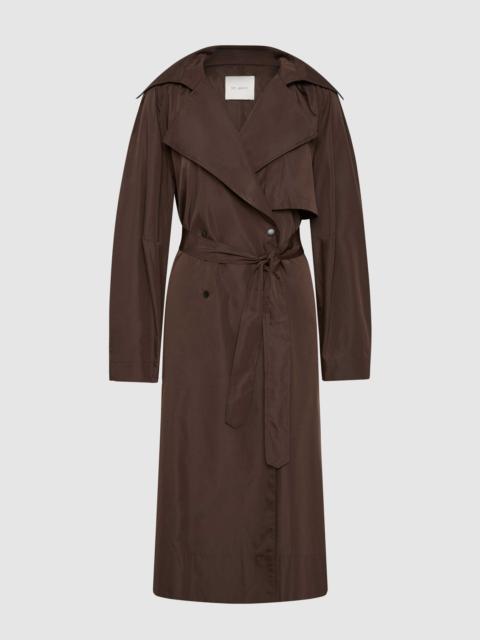 Paper Taffeta Relaxed Trench - Mocha