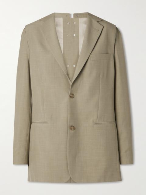+ Net Sustain Dina Convertible Wool-blend Blazer