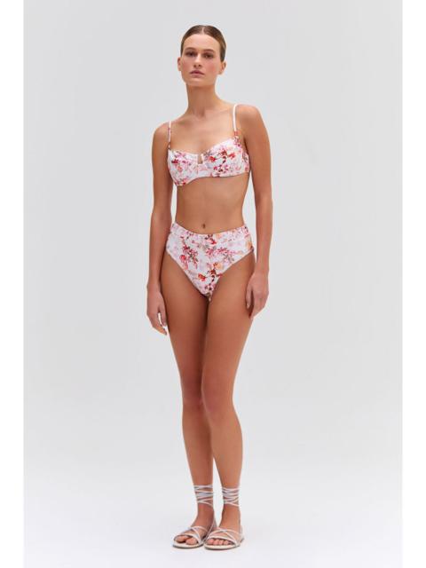 Floral Haze High Leg Bikini Bottom