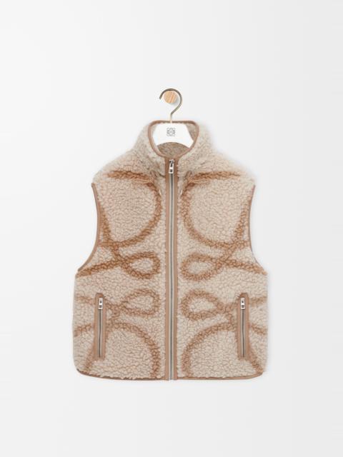 Vest in wool blend