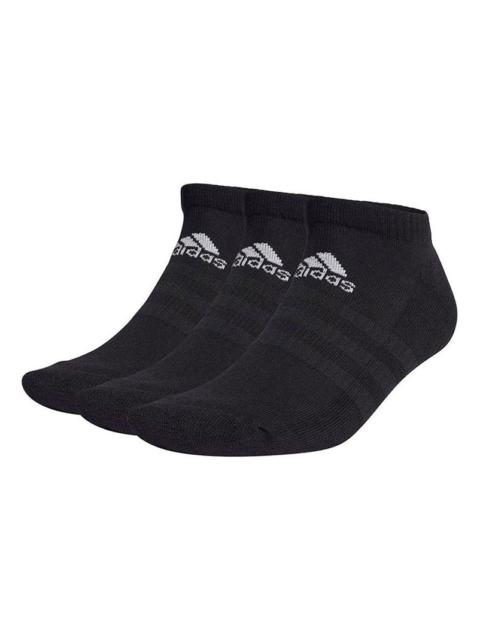 adidas Unisex Printing Short Socks 3 Packs Black GC7304