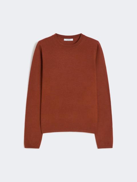 Cashmere yarn sweater - TERRA COTTA
