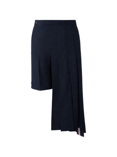 pleated utility skirt