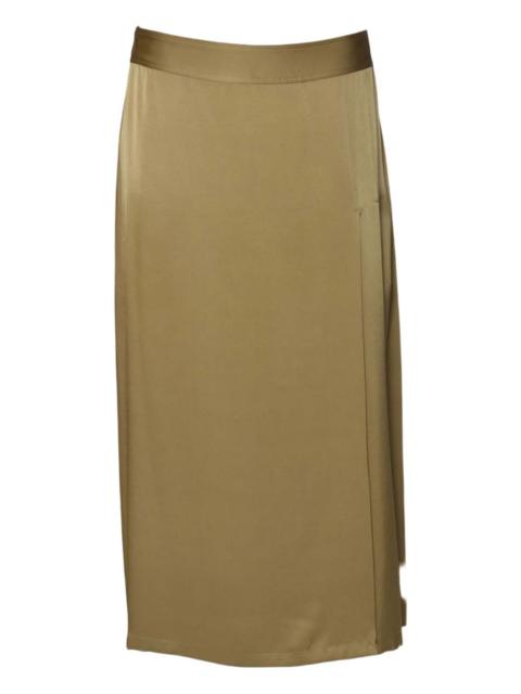 waistband midi skirt
