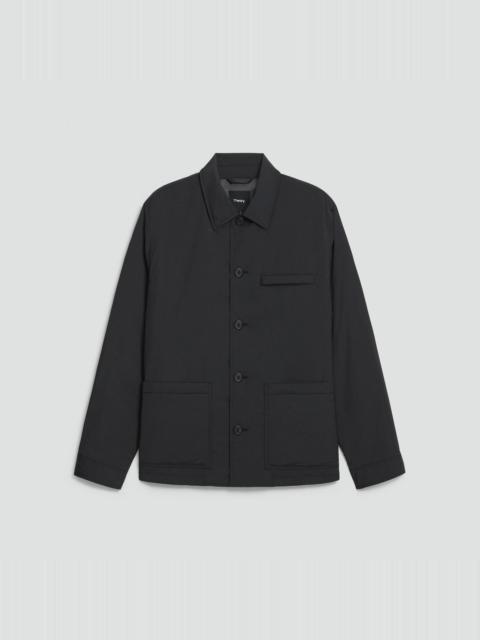 Button-Up Jacket in Motion Nylon