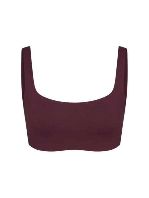 Nike x SKIMS Women's Matte Scoop Neck Bra Currant