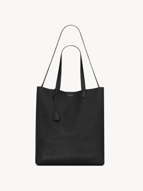 BOLD HOBO BAG IN GRAINED LEATHER