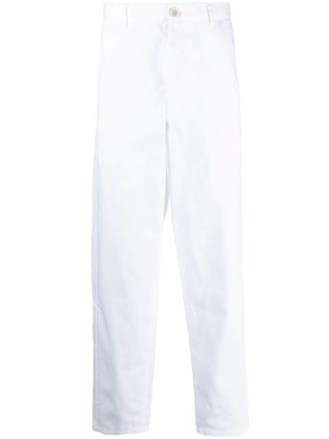 straight-leg denim trousers