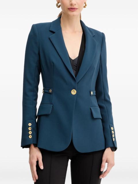 button embellished blazer