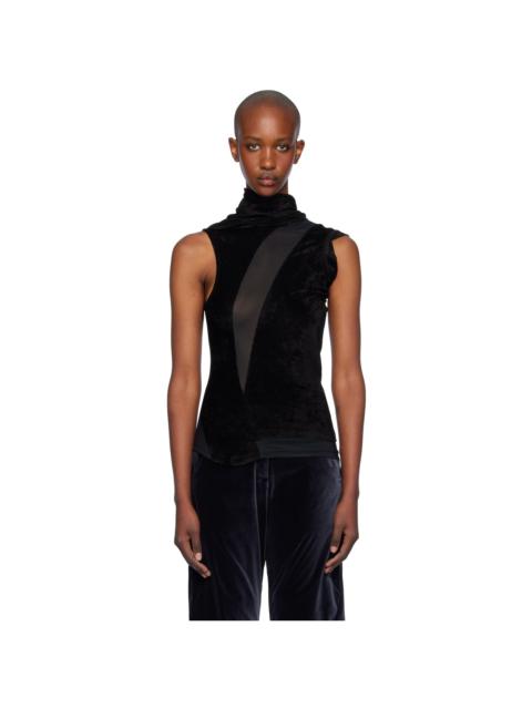 Black Pendle Paneled Tank Top