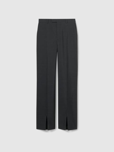 Oversize low waist wool pant