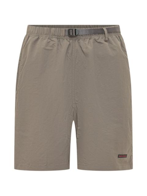 elasticated waist cargo shorts
