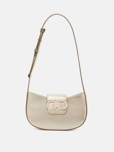 Gabry Mini metallic leather shoulder bag