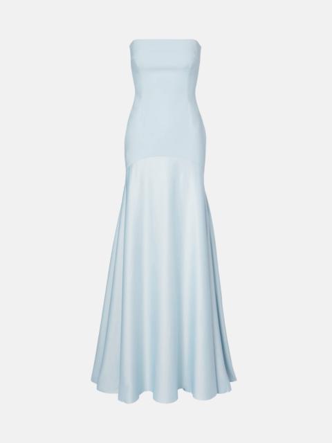 Alessandra strapless gown