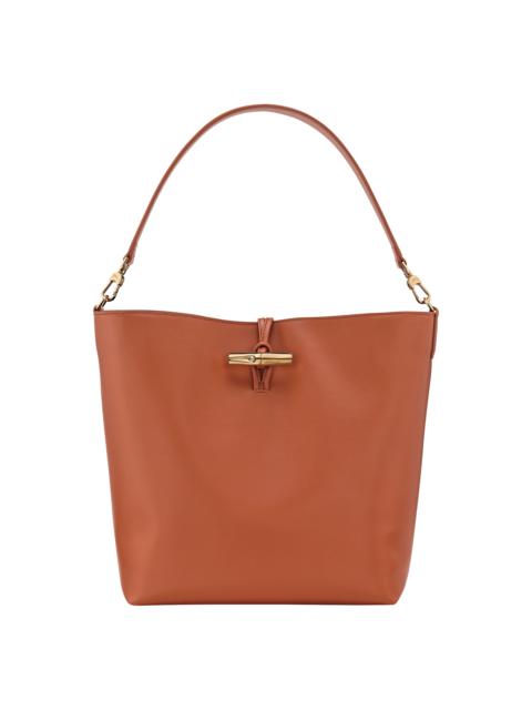 Le Roseau Hobo bag Bark - Leather