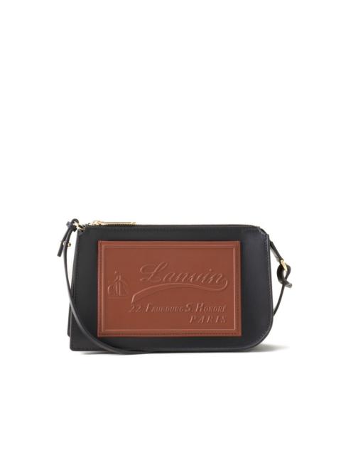 logo-plaque crossbody bag