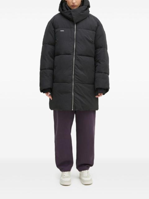 hooded puffer jacket