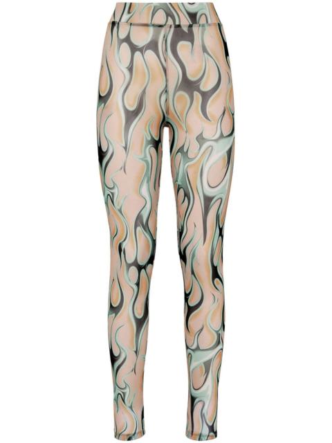 Flame leggings