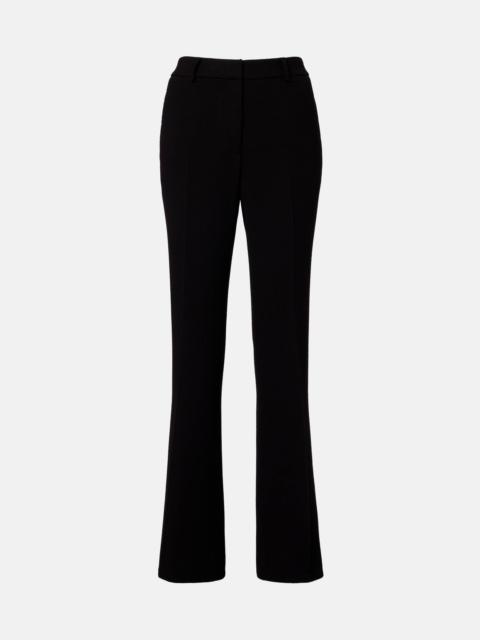High-rise wool flared pants