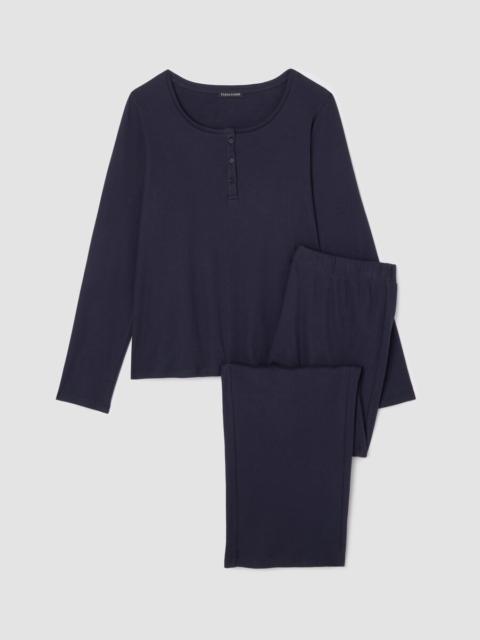 Organic Cotton Rib Sleep Set