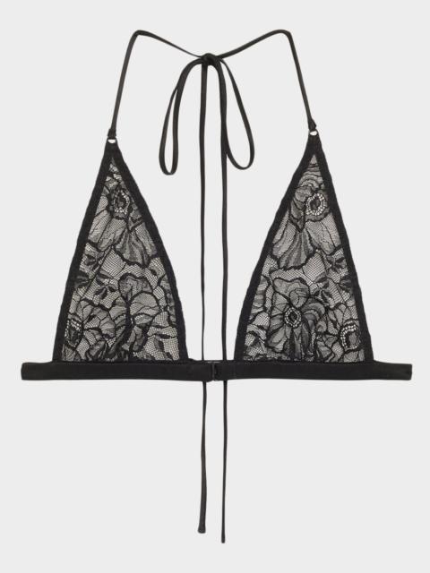 Michelia Floral Lace Soft Triangle Bra