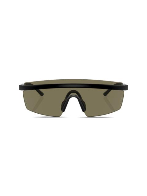 R-4 mask-frame sunglasses