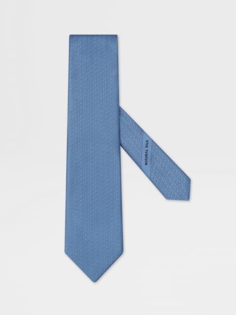 LIGHT BLUE SILK TIE