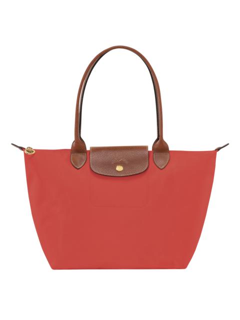 Le Pliage Original M Tote bag Tomato - Recycled canvas