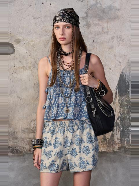 SQUARE NECK CAMI WITH TIES