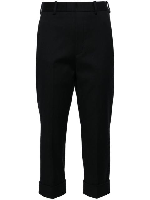 cropped tailored trousers