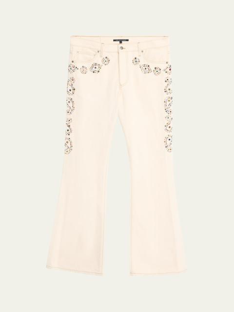 Men's Jimmy Embellished Flare Jeans