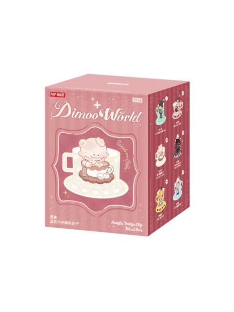 Pop Mart DIMOO Crush On Coffee Series Acrylic Fridge Magnet Clip Single Blind Box