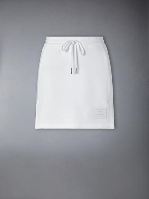 CLASSIC LOOPBACK JERSEY MINI SKIRT