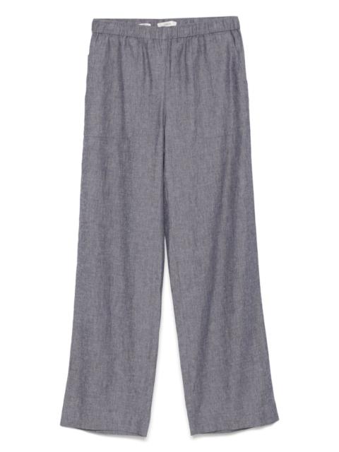 elasticated-waist trousers