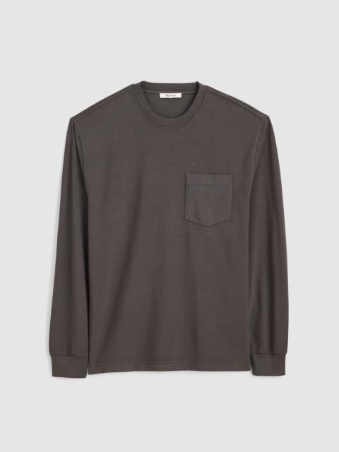 The Long-Sleeve Vintage Pocket Tee